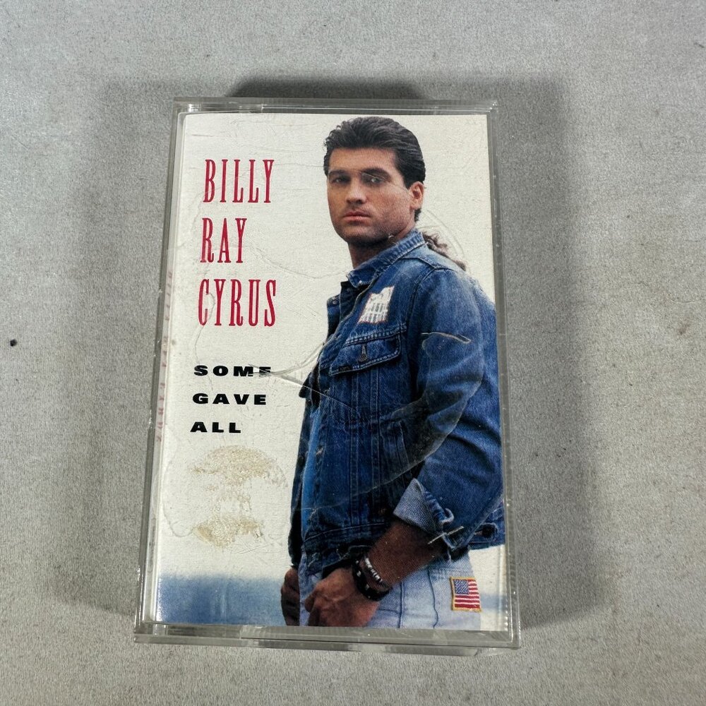 Billy Ray Cyrus Some Gave All Cassette Tape Album 1992 Country Classic Music